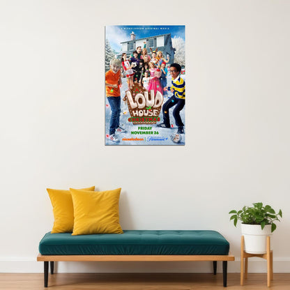 A Loud House Christmas Movie Comedy Family Poster Wall Art Print Home Wall Decor