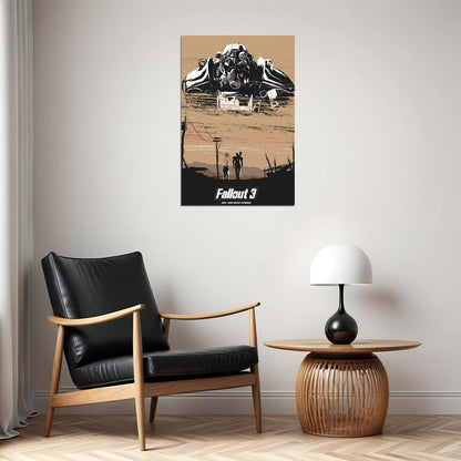 Fallout 3 Video Game Games Adventure Open World Poster Wall Art Print Home Wall Decor