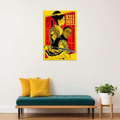 Kill Bill Vol 1 Movie Horror Crime Action Poster Wall Art Print Home Wall Decor