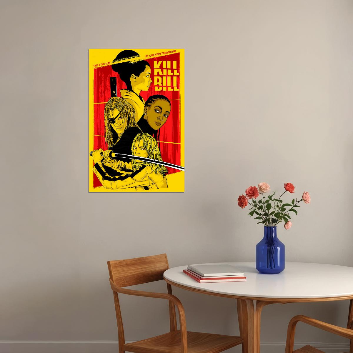 Kill Bill Vol 1 Movie Horror Crime Action Poster Wall Art Print Home Wall Decor