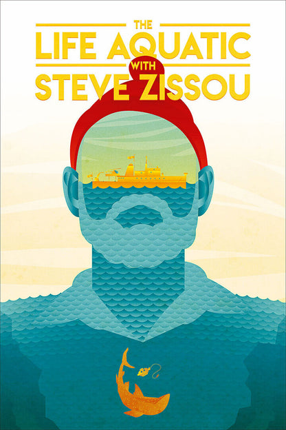 The Life Aquatic With The Steve Zissou Poster Wall Art Print Home Wall Decor