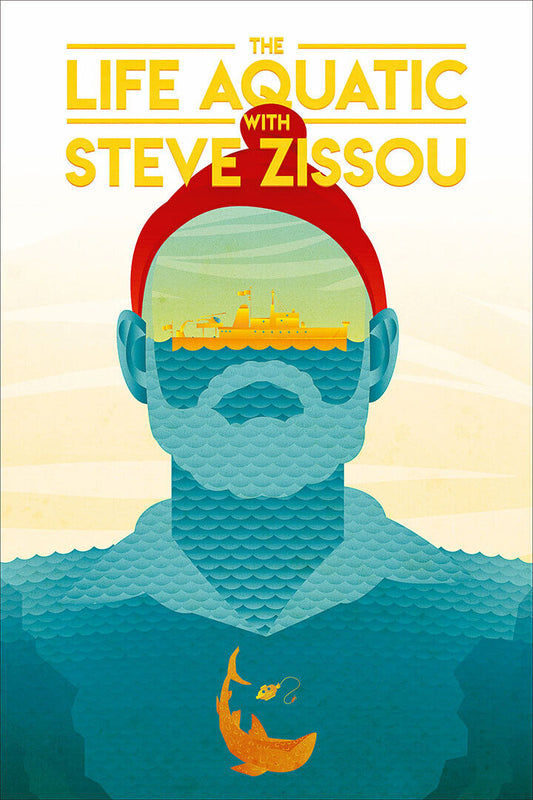 The Life Aquatic With The Steve Zissou Poster Wall Art Print Home Wall Decor