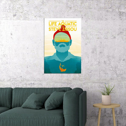 The Life Aquatic With The Steve Zissou Poster Wall Art Print Home Wall Decor