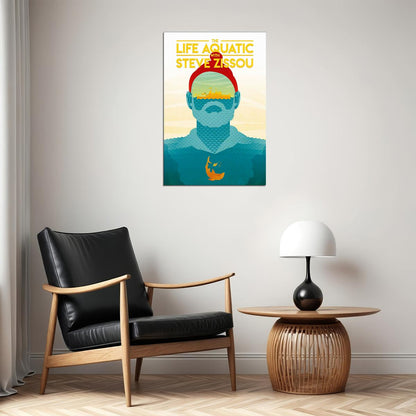 The Life Aquatic With The Steve Zissou Poster Wall Art Print Home Wall Decor