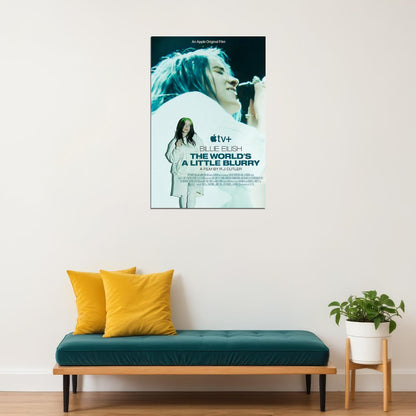 Billie Eilish: The World's A Little Blurry Music Documentary Poster Wall Art Print Home Wall Decor