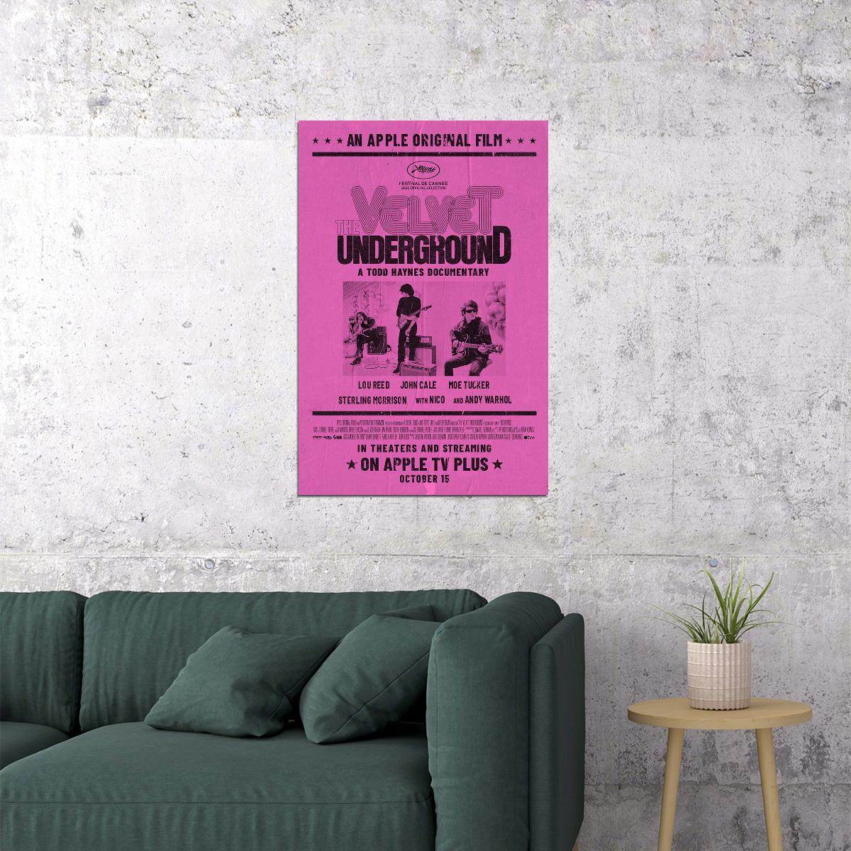 The Velvet Underground Documentary Music Poster Wall Art Print Home Wall Decor