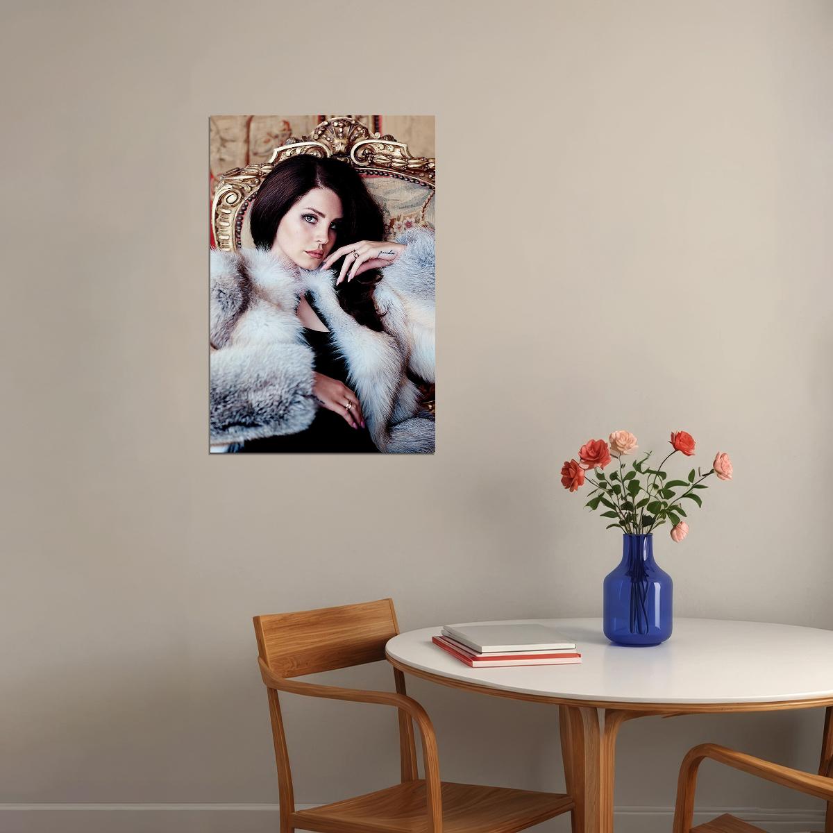 Singer Lana Del Rey Hd Music Beautiful Artist Poster Wall Art Print Home Wall Decor