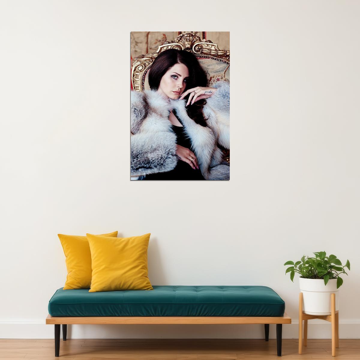 Singer Lana Del Rey Hd Music Beautiful Artist Poster Wall Art Print Home Wall Decor