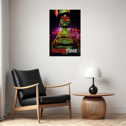 Good Time Movie Robert Pattinson Benny Safdie Poster Wall Art Print Home Wall Decor