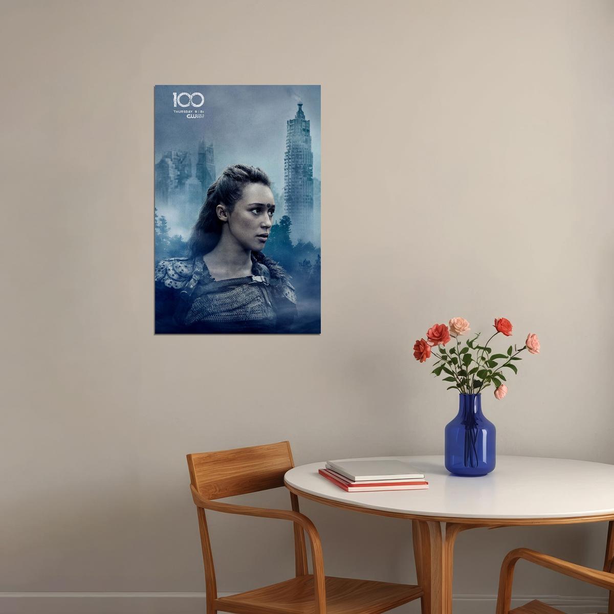 The 100 Movie Commander Lexa Horror Drama Action Poster Wall Art Print Home Wall Decor