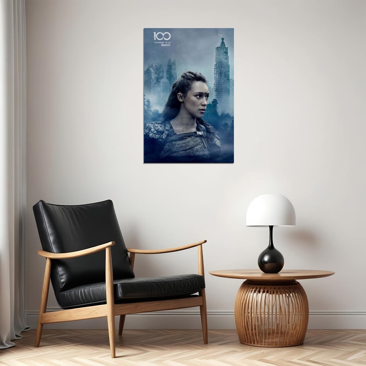 The 100 Movie Commander Lexa Horror Drama Action Poster Wall Art Print Home Wall Decor