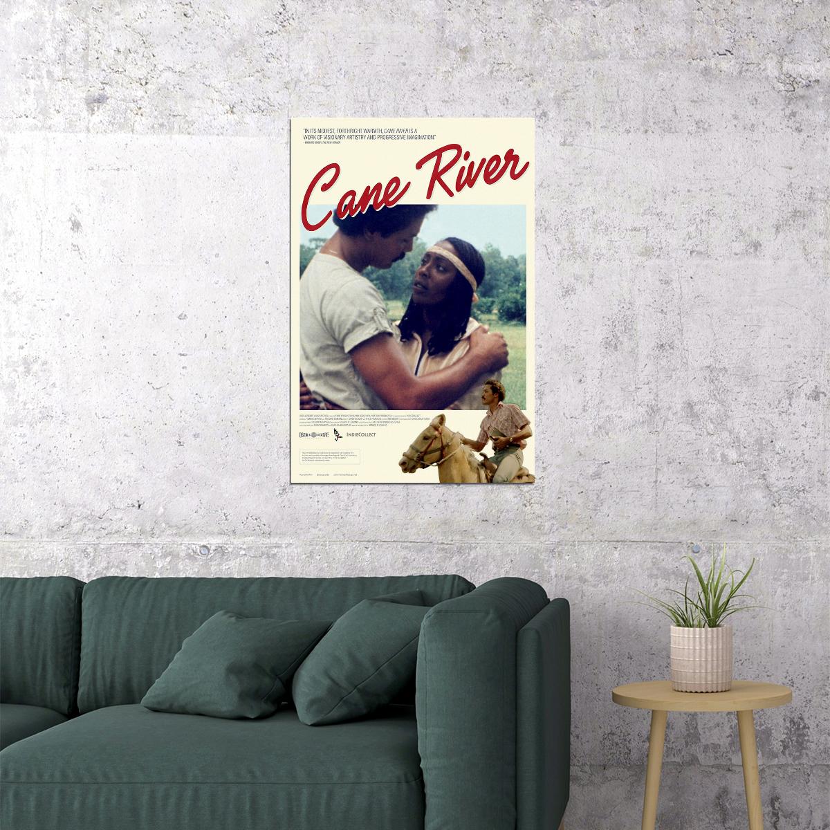 Cane River Movie 1982 Drama Romantik Poster Wall Art Print Home Wall Decor