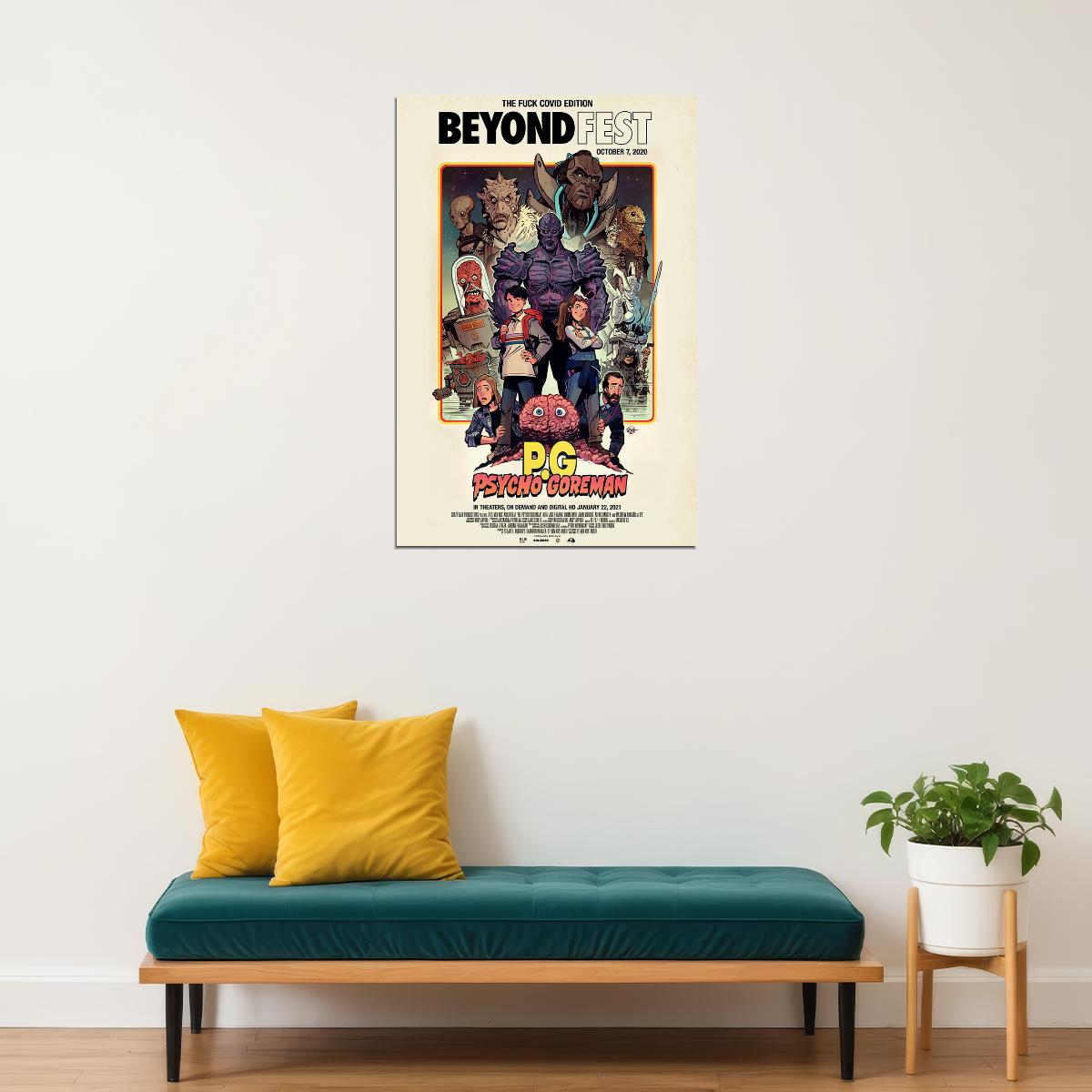 Psycho Goreman Movie Science Fiction Horror Comedy Poster Wall Art Print Home Wall Decor