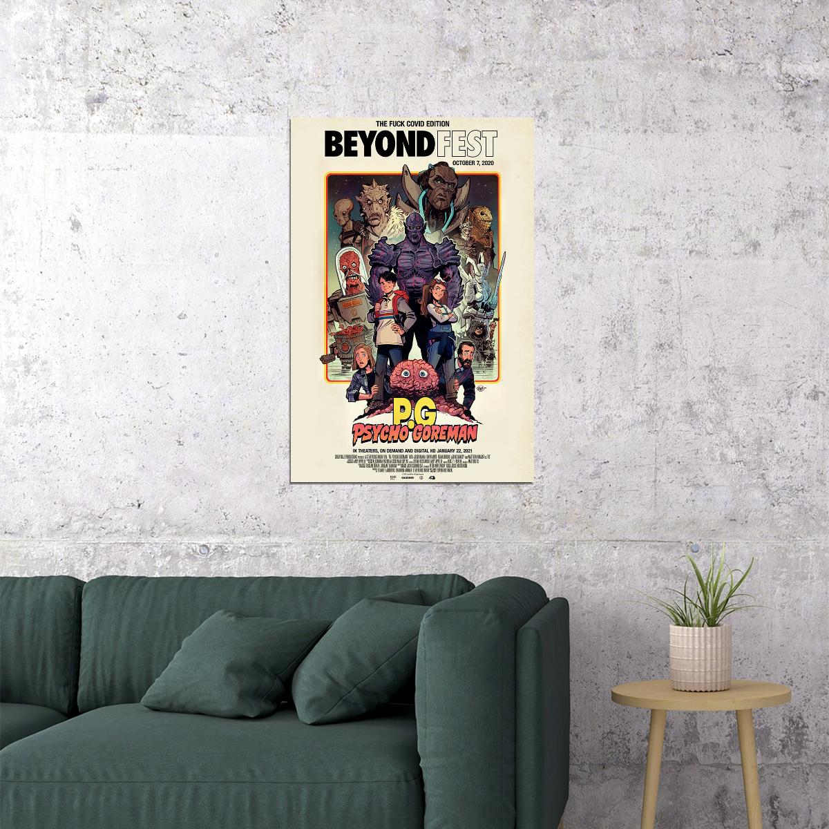 Psycho Goreman Movie Science Fiction Horror Comedy Poster Wall Art Print Home Wall Decor