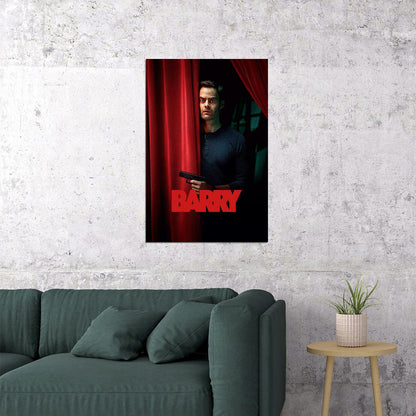 Barry Movie Actino Comdey Crime Adventure Poster Wall Art Print Home Wall Decor