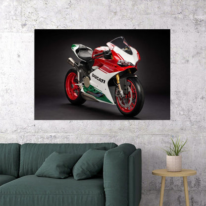 Ducati 1299 Panigale R Final Edition Motorcycle Poster Wall Art Print Home Wall Decor