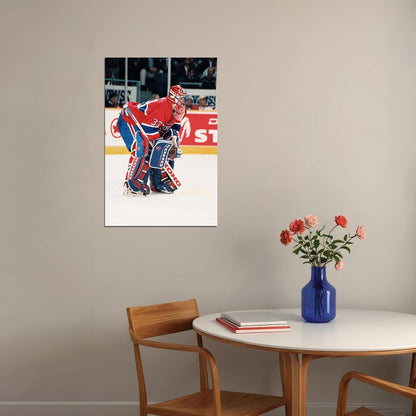 Hockey Patrick Roy Montreal Match Poster Wall Art Print Home Wall Decor