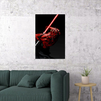 Star Wars Movie Adventure Darth Maul Poster Wall Art Print Home Wall Decor