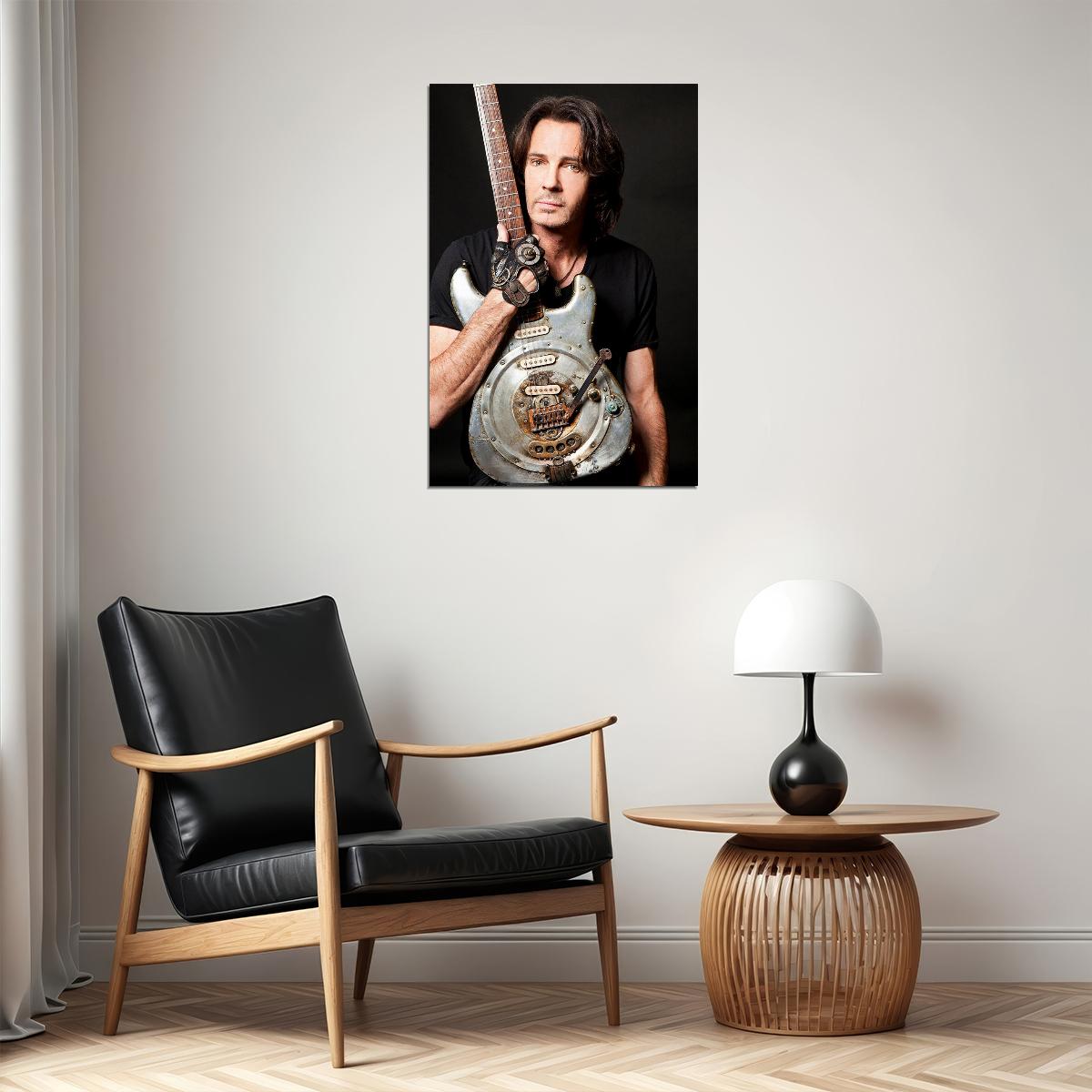 Rick Springfield With Fuitar Musician Poster Wall Art Print Home Wall Decor