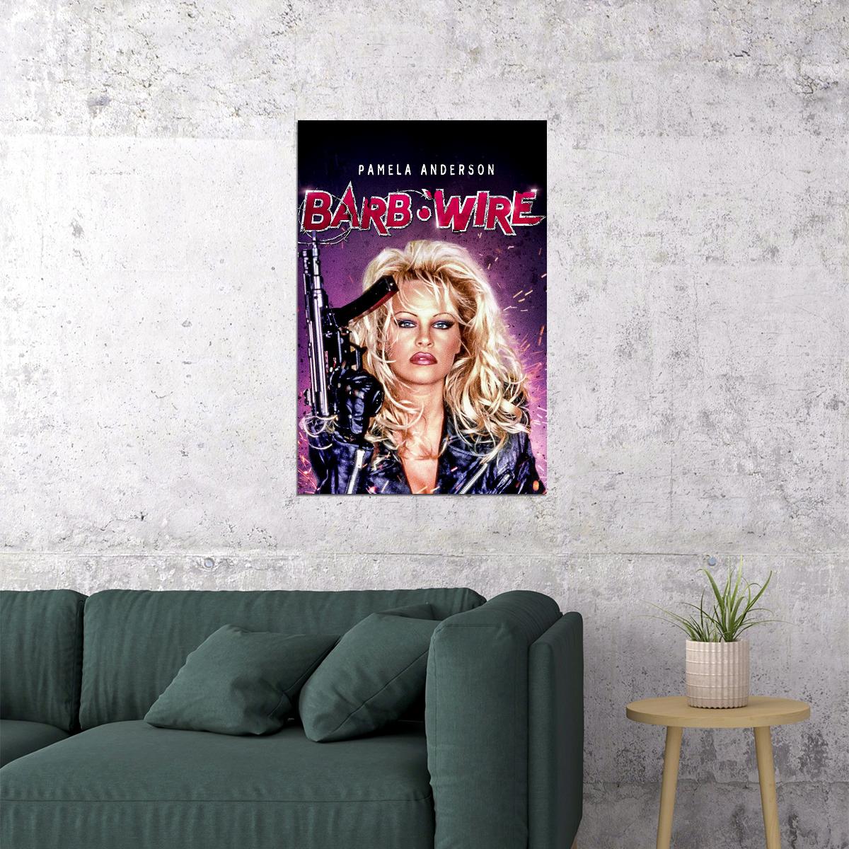 Barb Wire Pam Anderson Hot Sexy Female Poster Wall Art Print Home Wall Decor