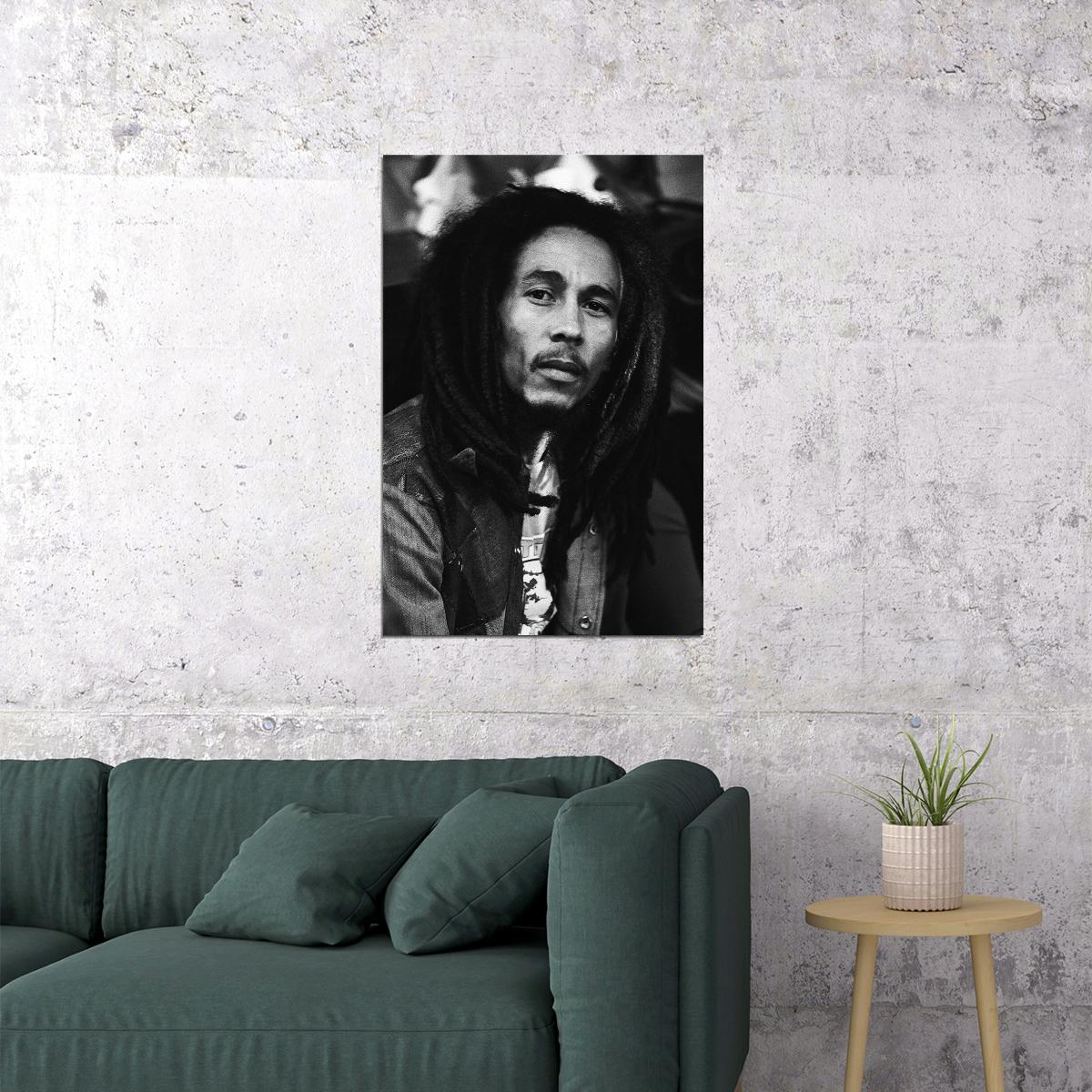 Bob Marley In Concert Reggae Music Poster Wall Art Print Home Wall Decor