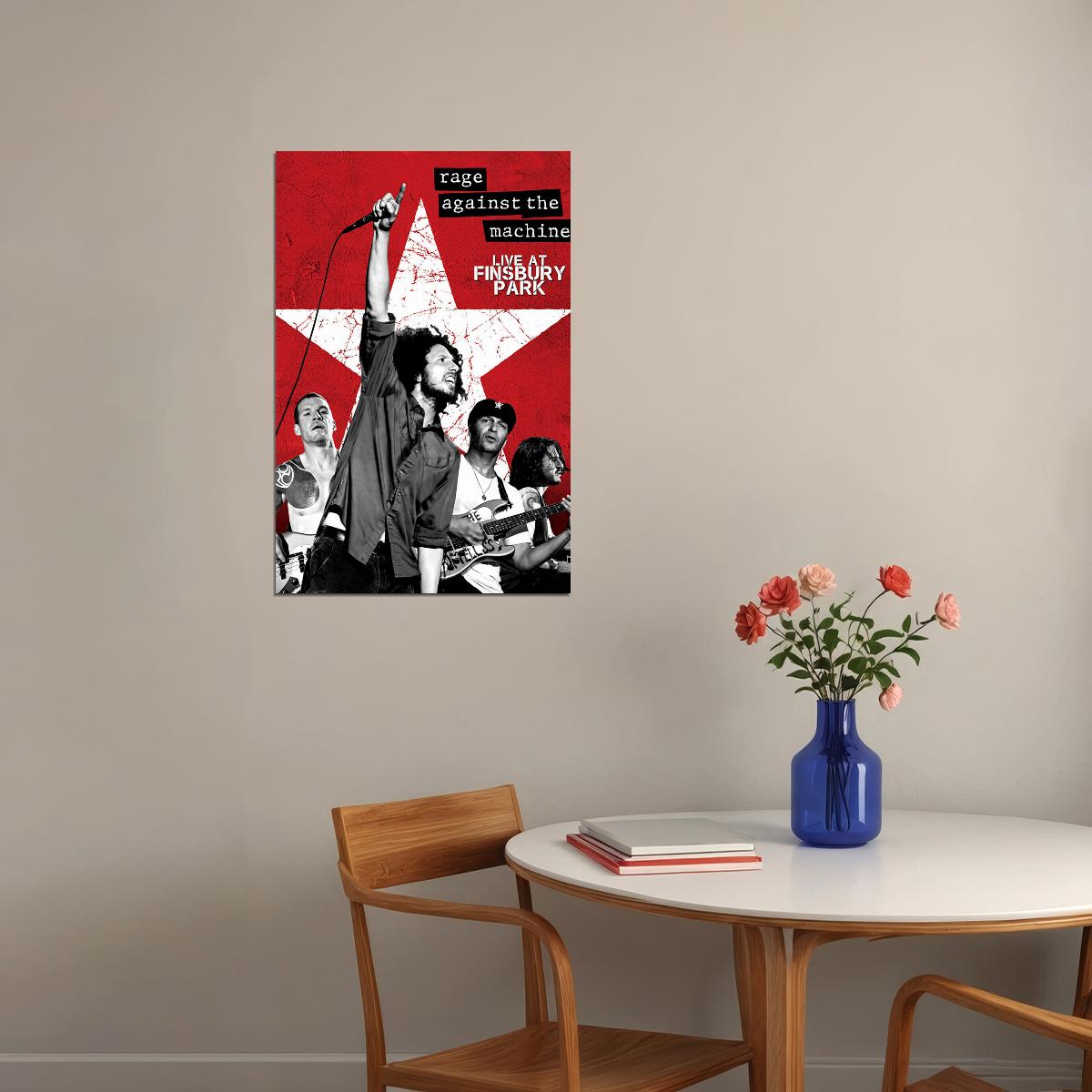 Rage Against The Machine Music Group Poster Wall Art Print Home Wall Decor