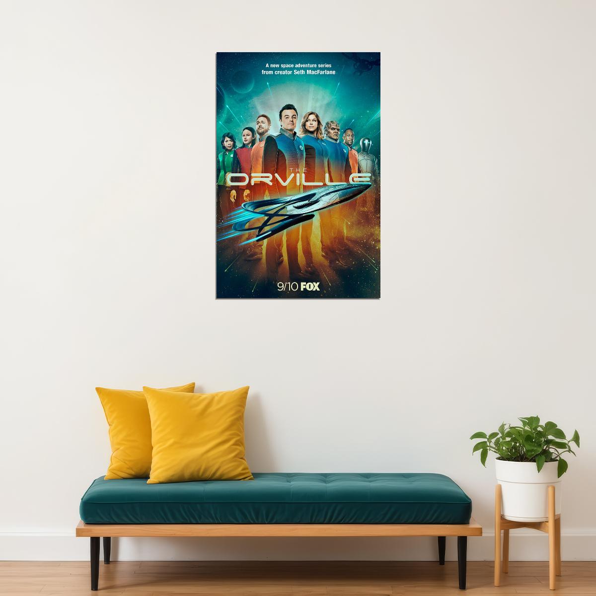 The Orville Science Fiction Comedy Movie Poster Wall Art Print Home Wall Decor