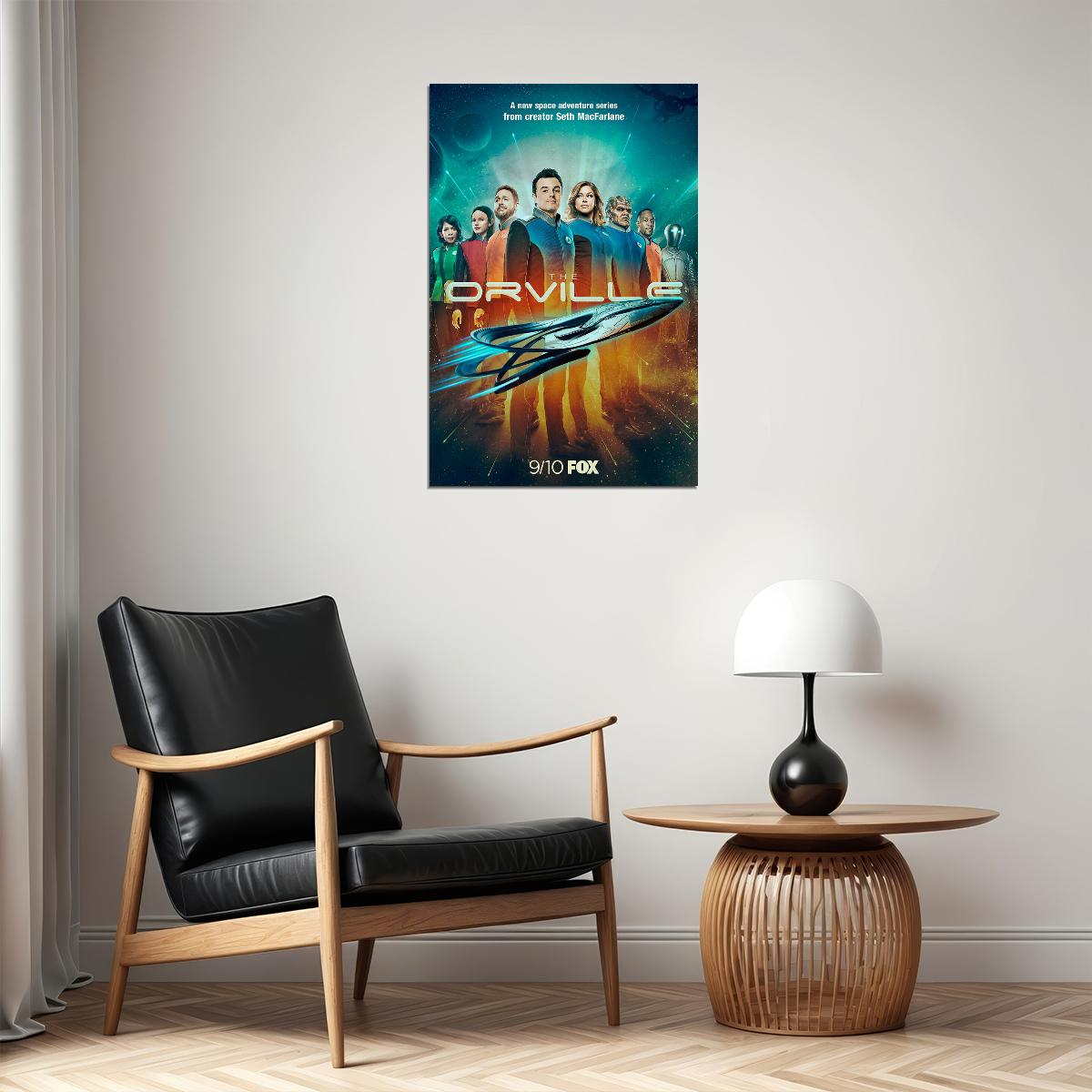 The Orville Science Fiction Comedy Movie Poster Wall Art Print Home Wall Decor