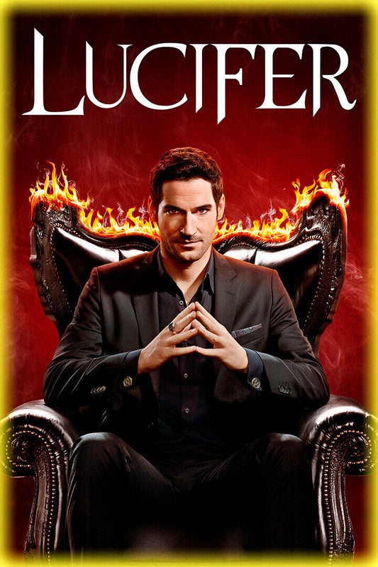 Lucifer Tom Ellis Fallen Angel Tv Show Poster Wall Art Print Home Wall Decor