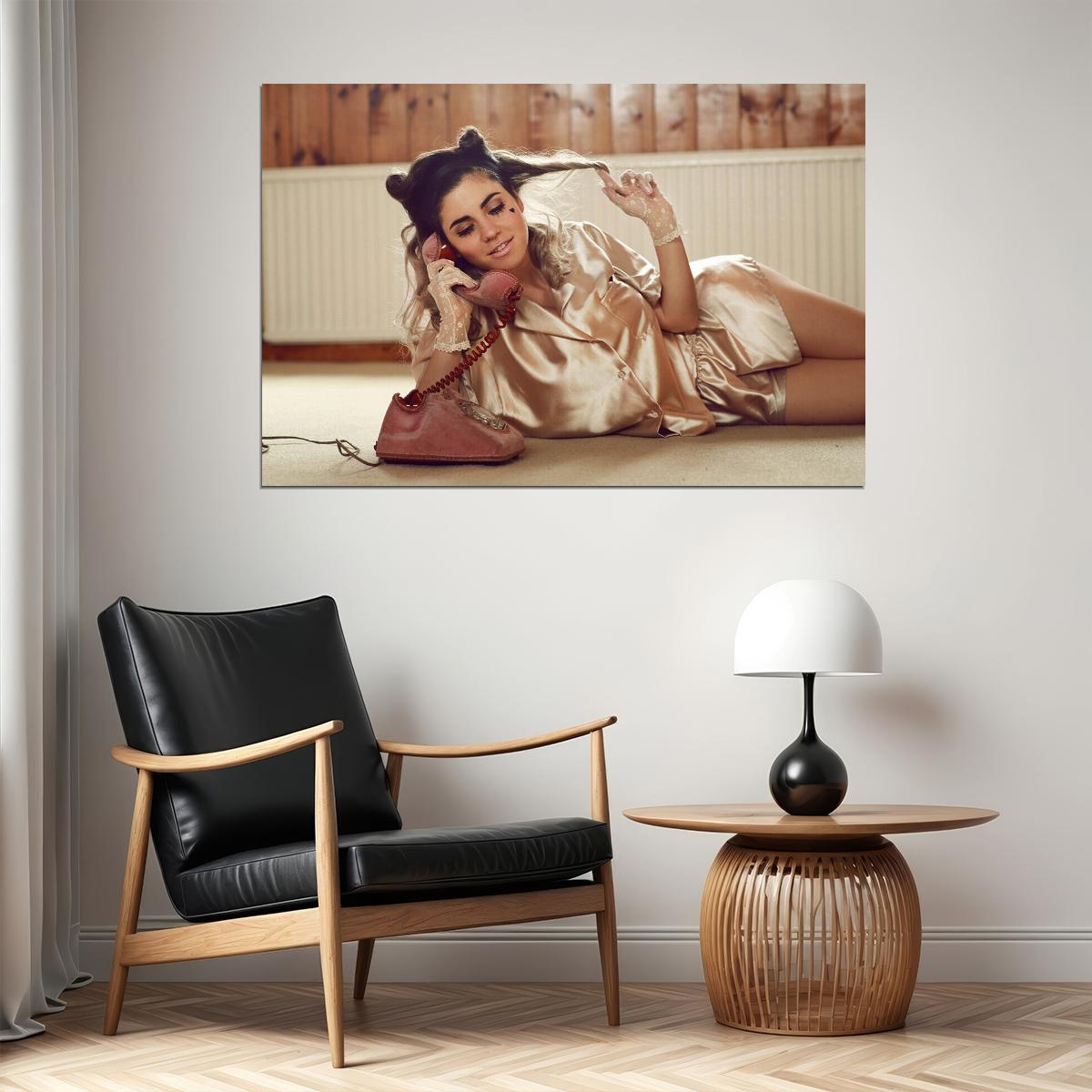 Marina And The Diamonds Lambrini Diamandis Singer Poster Wall Art Print Home Wall Decor