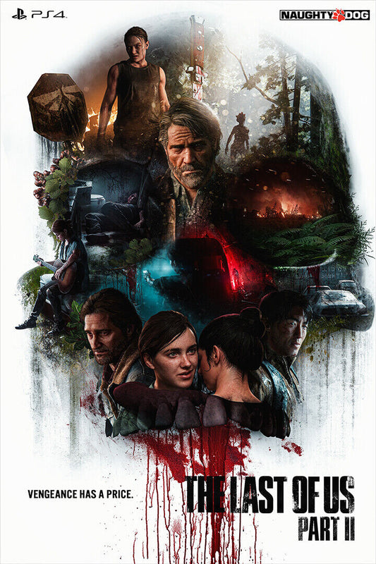 The Last Of Us 2 Part Ii Zombie Survival Game Poster Wall Art Print Home Wall Decor