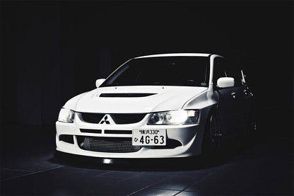 Lancer Evolution Evo Mitsubishi Super Racing Car Poster Wall Art Print Home Wall Decor