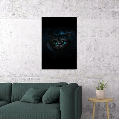 Alice In Wonderland Cheshire Cat Movie Poster Wall Art Print Home Wall Decor