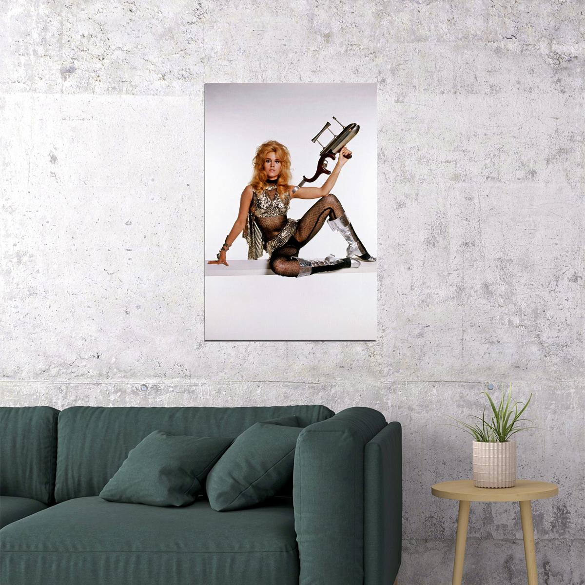 Jane Fonda As Barbarella Photo Poster Wall Art Print Home Wall Decor