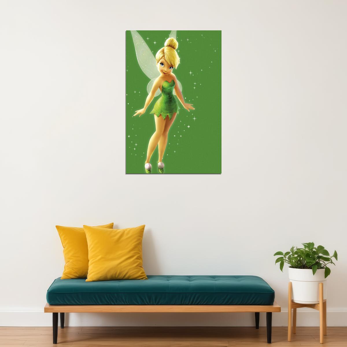 Tinker Bell Fairy Family Animation Movie Poster Wall Art Print Home Wall Decor