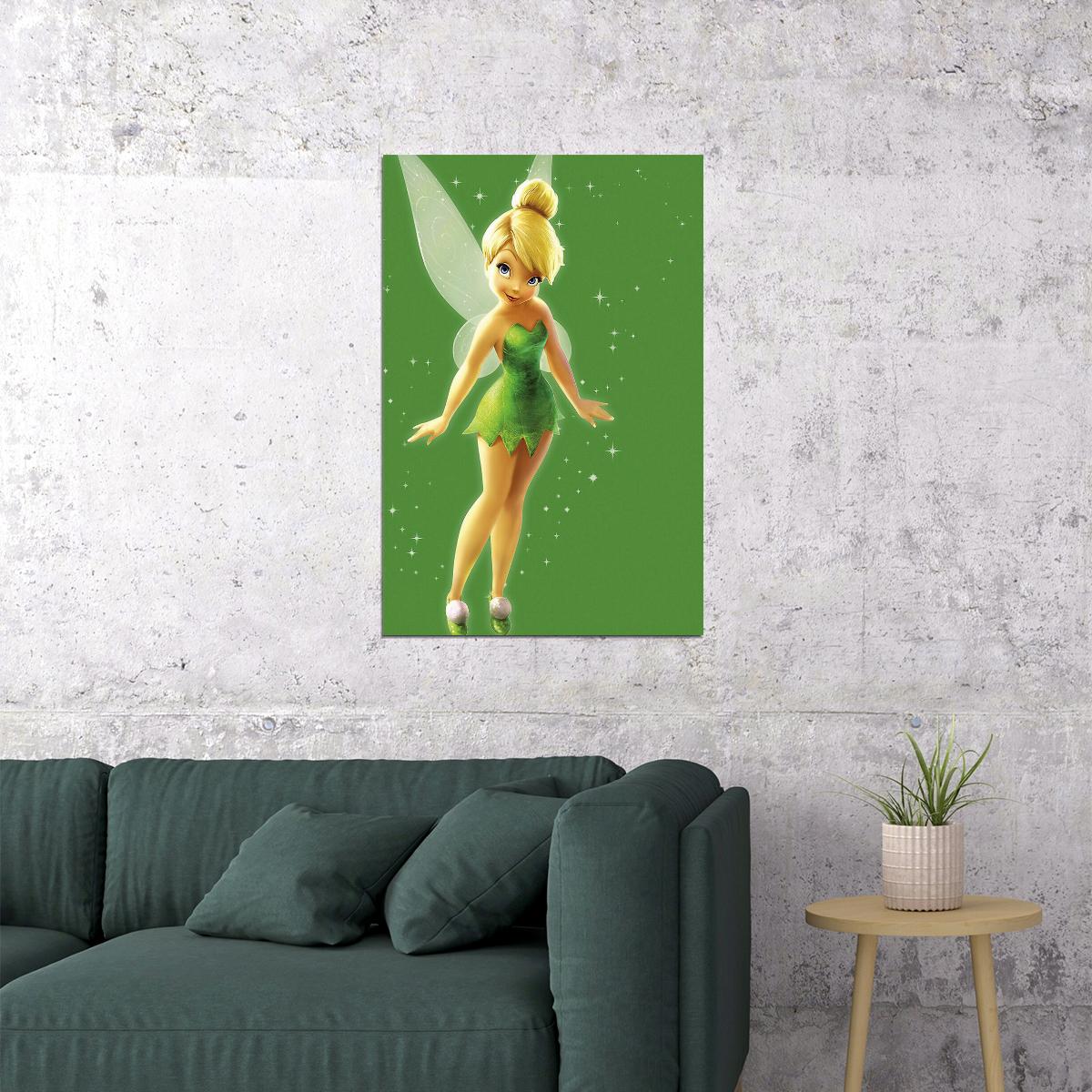 Tinker Bell Fairy Family Animation Movie Poster Wall Art Print Home Wall Decor