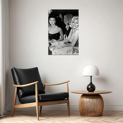 Sophia Loren Jayne Mansfield Parsons Actors Poster Wall Art Print Home Wall Decor