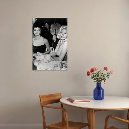 Sophia Loren Jayne Mansfield Parsons Actors Poster Wall Art Print Home Wall Decor