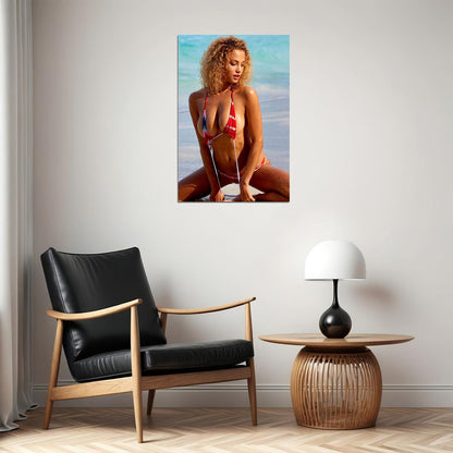 Rose Bertram Sports Magazine Swimsuit Model Poster Wall Art Print Home Wall Decor