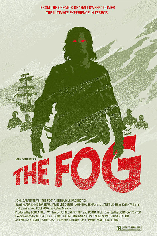 The Fog John Carpenter Jamie Lee Curtis Horror Movie Poster Wall Art Print Home Wall Decor