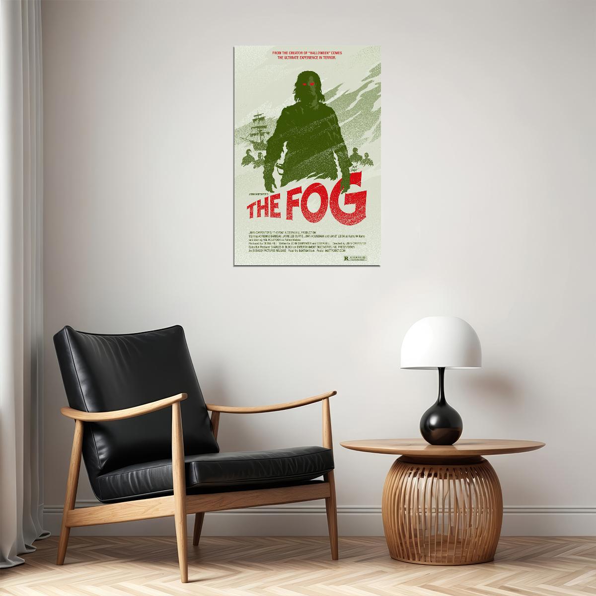 The Fog John Carpenter Jamie Lee Curtis Horror Movie Poster Wall Art Print Home Wall Decor