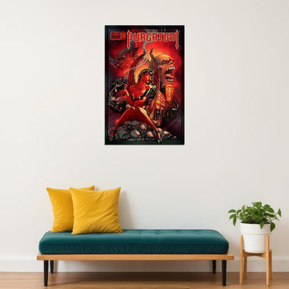 Purgatori Chaos Dynamite Comic Sexy Lady Poster Wall Art Print Home Wall Decor