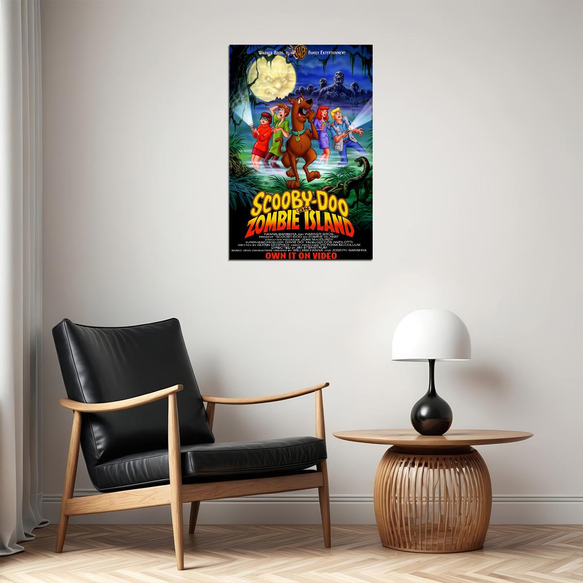 Scooby Doo On Zombie Island Mystery Incorporate Cartoon Poster Wall Art Print Home Wall Decor