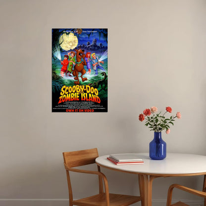 Scooby Doo On Zombie Island Mystery Incorporate Cartoon Poster Wall Art Print Home Wall Decor