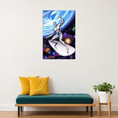 Silver Surfer Cosmic Universe Poster Wall Art Print Home Wall Decor