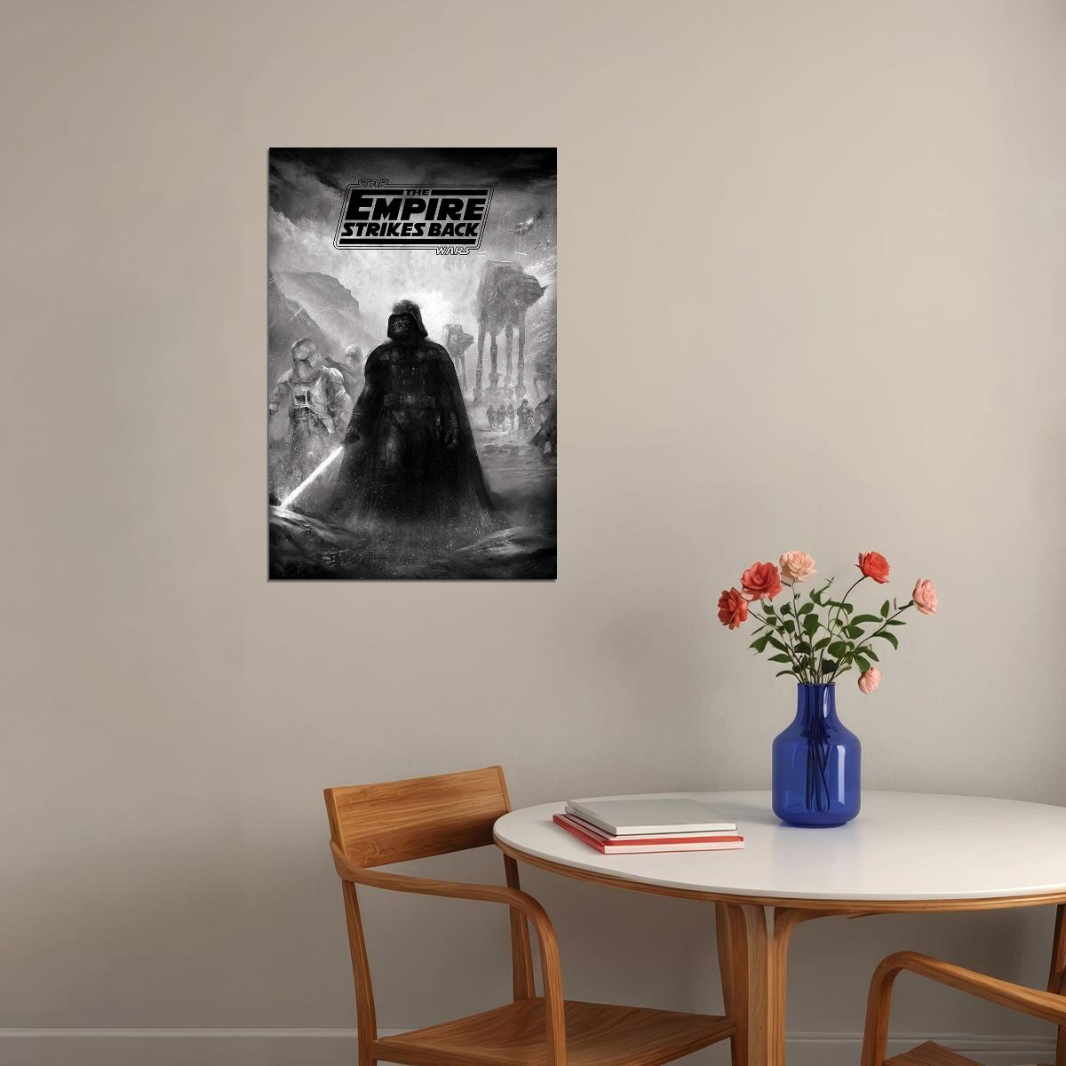 Star Wars Empire Strikes Back Movie Poster Wall Art Print Home Wall Decor