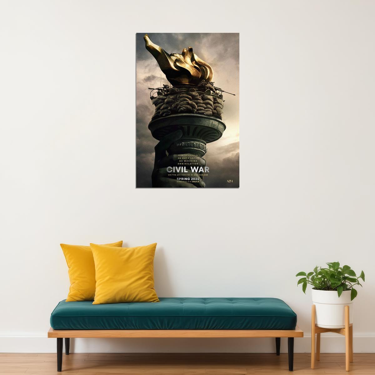 Civil War Action Drama Movie Cinema Poster Wall Art Print Home Wall Decor