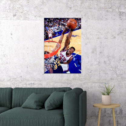 Patrick Ewing New York Basketball Player Poster Wall Art Print Home Wall Decor