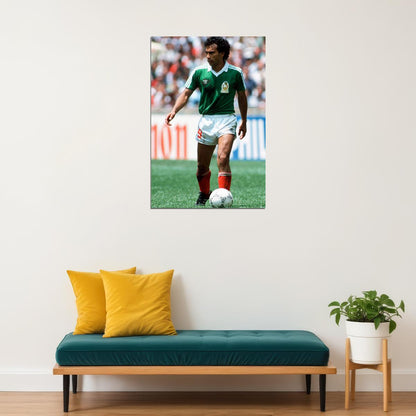 Hugo Sanchez Former Mexican Football Player Poster Wall Art Print Home Wall Decor