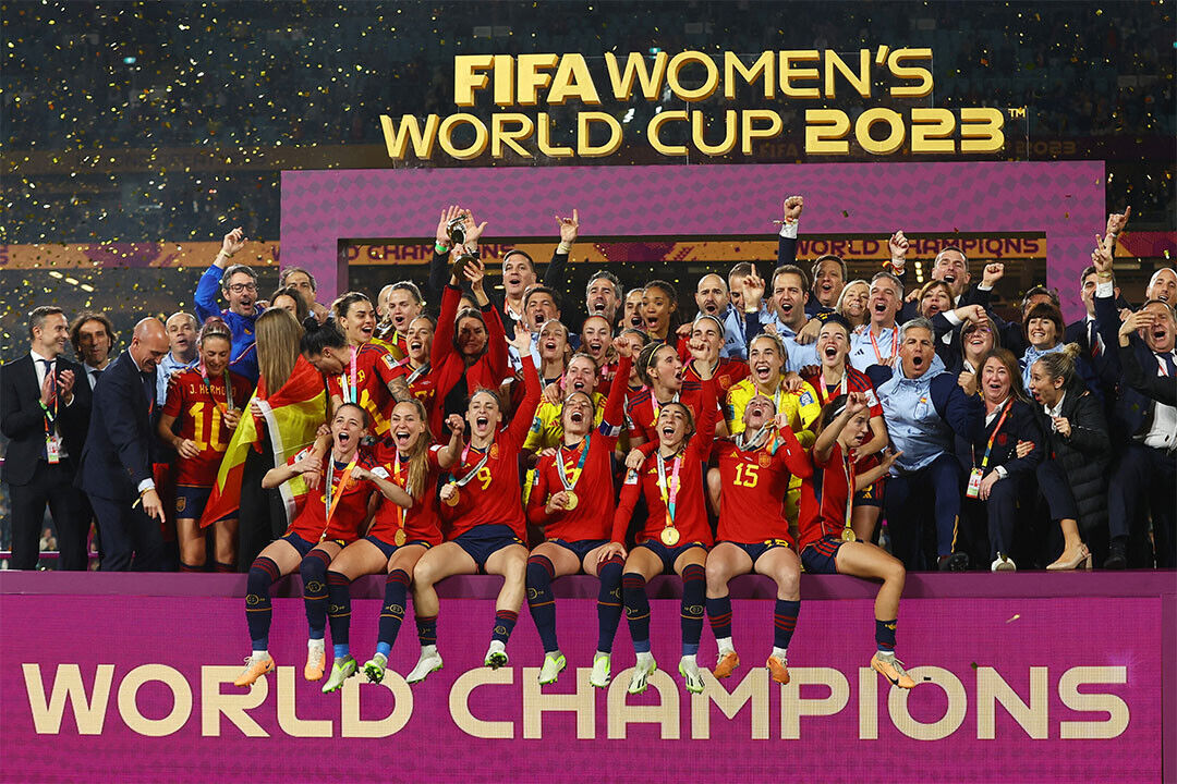 Spain World Cup Women 2023 Champions Poster Wall Art Print Home Wall Decor